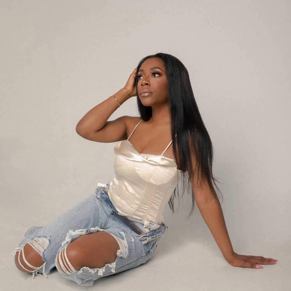 Zara Cream Satin Bodysuit